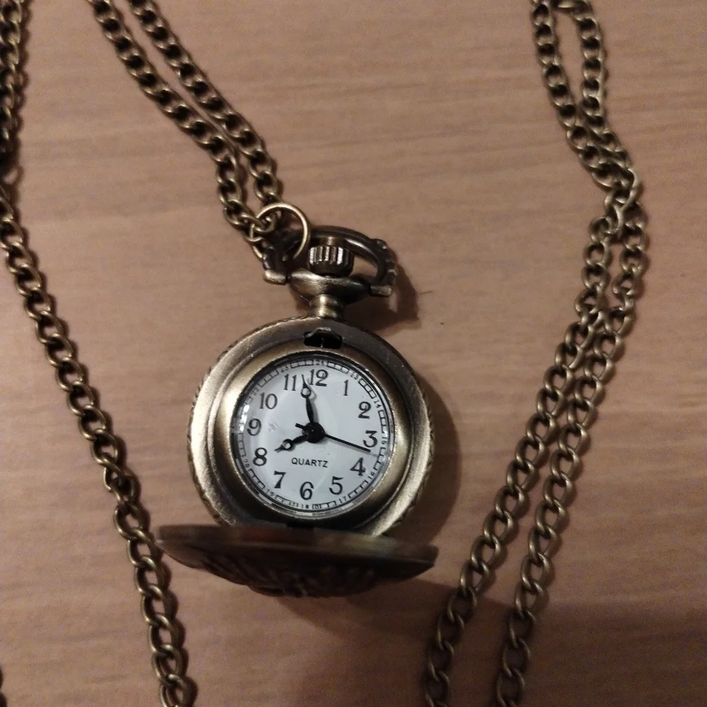 New Men's Mini Pocket Watch with Eagle Design